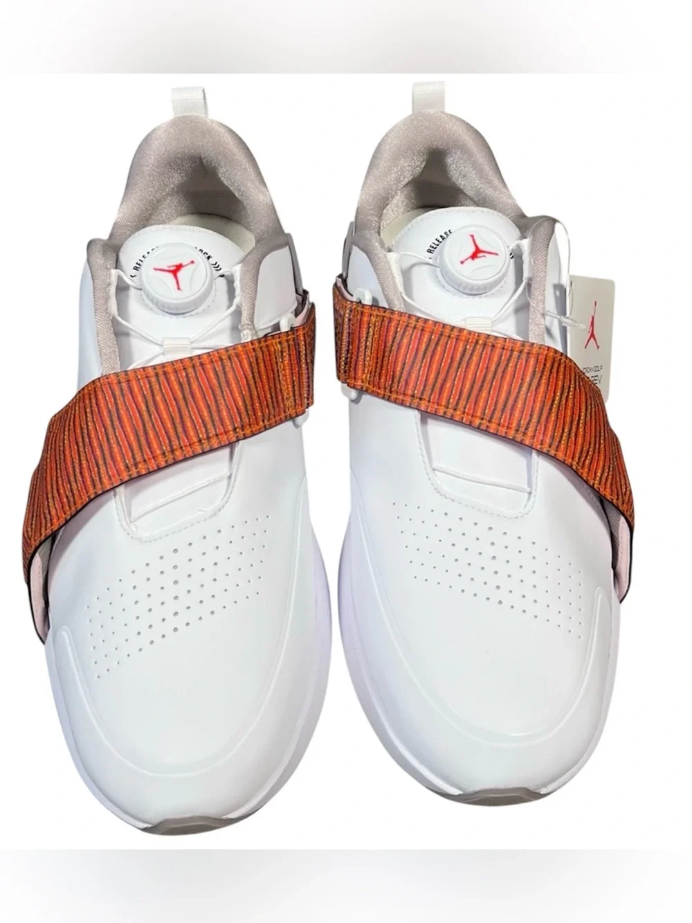 Nike Air Jordan Rev Infrared Golf Shoes Cleats White FV6338-102 Men’s 8 NWT 🔥